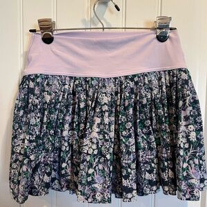 Offline by Aerie Navy floral cottage core garden romantic skirt M